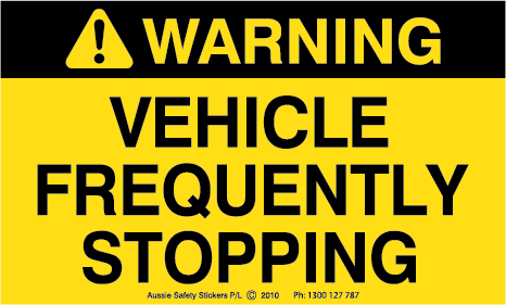 Vehicle Frequently Stopping
