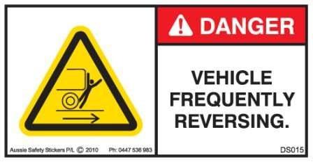 VEHICLE FREQUENTLY REVERSING (Horizontal)