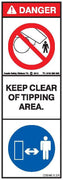 KEEP CLEAR TIP AREA DUMP (Vertical)