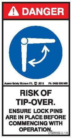 LOCK PINS (alternate) (Vertical)