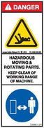 HAZ MOVE & ROTATE KEEP CLEAR WORKING RANGE (Vertical)