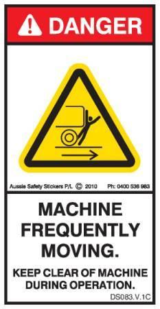 MACHINE FREQUENTLY MOVING (Vertical)