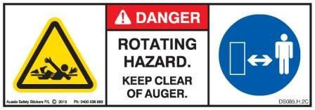 ROTATING HAZARD AUGER (Horizontal)