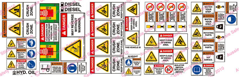 Safety Sticker Kits – Aussie Safety Stickers