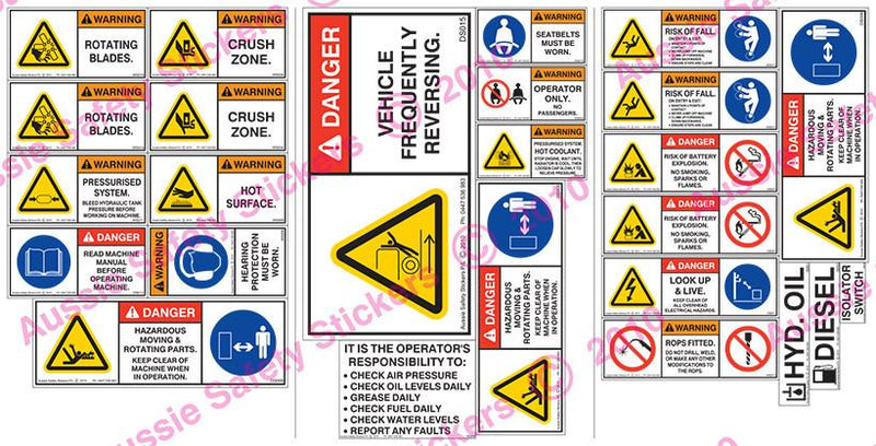 Safety Sticker Kits – Aussie Safety Stickers
