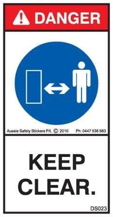 KEEP CLEAR (Vertical)