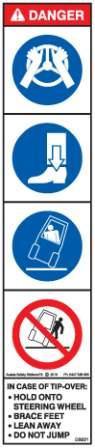 IN CASE OF TIP-OVER