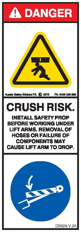 INSTALL SAFETY PROP (Vertical)