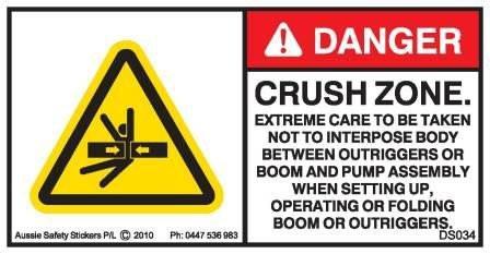 CRUSH ZONE-CONCRETE BOOM PUMP (Horizontal)