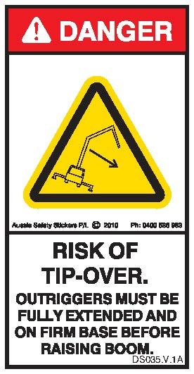 EXTEND OUTRIGGERS (Vertical)