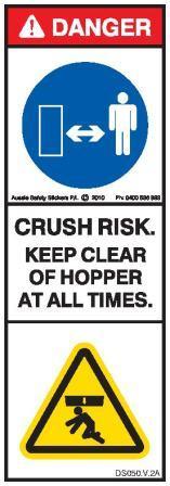 KEEP CLEAR HOPPER (Vertical)