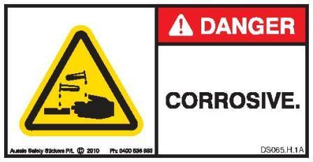 CORROSIVE (Horizontal)