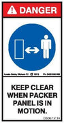KEEP CLEAR PACKER PANEL (Vertical)