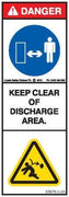 KEEP CLEAR DISCHARGE (Vertical)