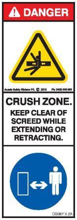 KEEP CLEAR SCREED (Vertical)