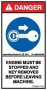 STOP ENGINE REMOVE KEY COMPACTOR (alternate) (Vertical)