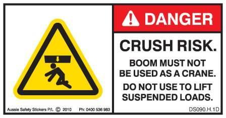 BOOM NOT CRANE (Horizontal)