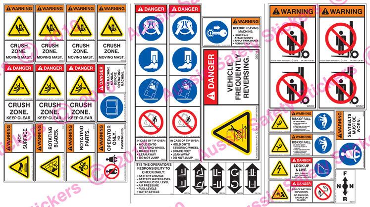 Sticker Worksafe Safety Sticker Kits – Aussie Safety Stickers