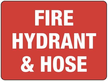 FIRE HYDRANT AND HOSE