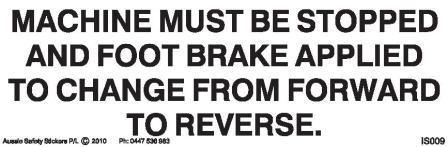 FORWARD TO REVERSE