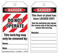 LOCK-OUT/DANGER TAG