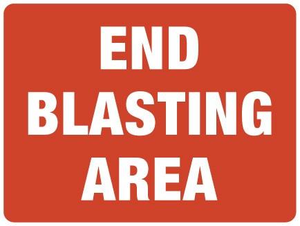 END BLASTING AREA