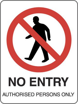 NO ENTRY