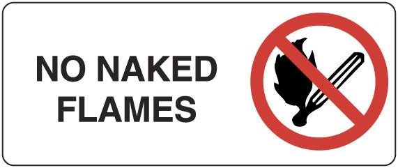 NO NAKED FLAMES