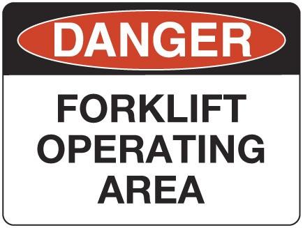 FORKLIFT OPERATING AREA
