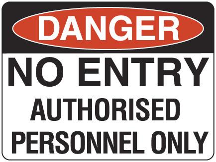 NO ENTRY