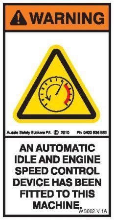 AUTO SPEED CONTROLLER FITTED (Vertical)