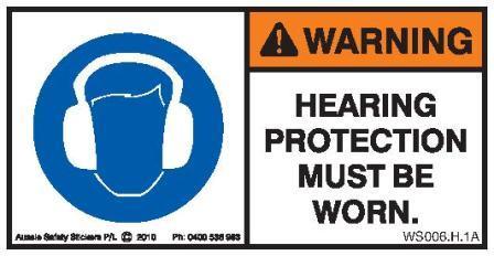 HEARING PROTECTION (Horizontal)