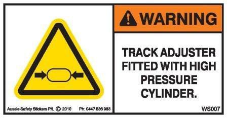 TRACK ADJUSTER FITTED (Horizontal)
