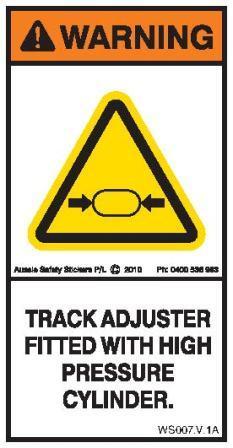 TRACK ADJUSTER FITTED (Vertical)