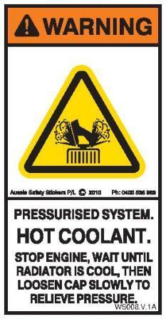 HOT COOLANT (Vertical)