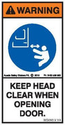 KEEP HEAD CLEAR (Vertical)