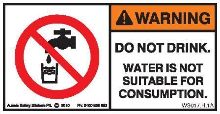 DO NOT DRINK (Horizontal)