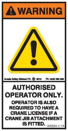 AUTHORISED OPERATOR (Vertical)