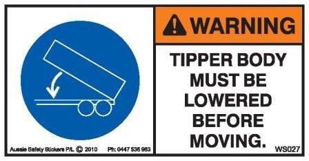 LOWER TIPPER BODY BEFORE MOVING (Horizontal)