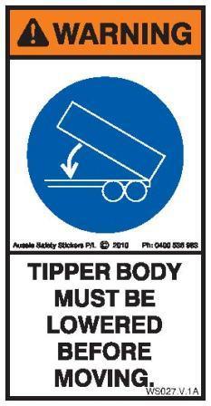 LOWER TIPPER BODY BEFORE MOVING (Vertical)
