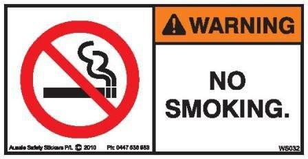 NO SMOKING (Horizontal)