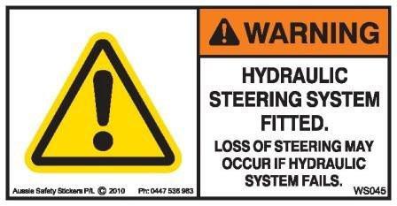 HYDRAULIC STEERING (Horizontal)