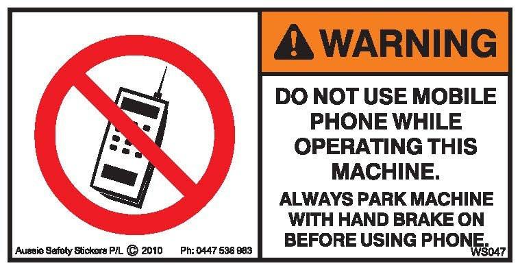 DO NOT USE MOBILE PHONE (Horizontal)
