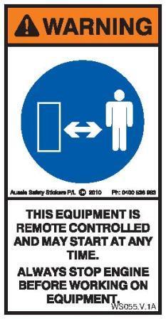 MACHINE REMOTELY CONTROLLED (Vertical)