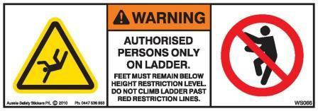 HEIGHT RESTRICTION (Horizontal)