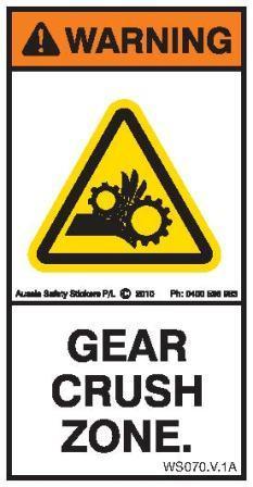 GEAR CRUSH ZONE (Vertical)