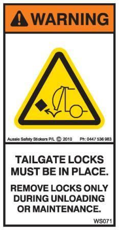TAILGATE LOCKS (Vertical)
