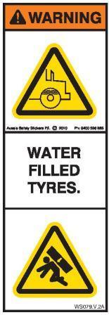 WATER FILLED TYRES (Vertical)