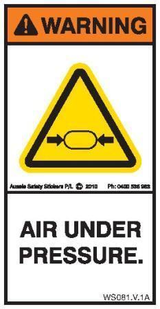 AIR UNDER PRESSURE (Vertical)