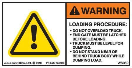 LOADING PROCEDURE (Horizontal) – Aussie Safety Stickers